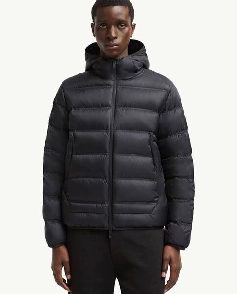 Мужской пуховик Moncler мужской черный 200557