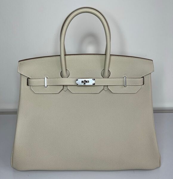 Сумка Hermès Birkin 35 женский кожа белый 139842