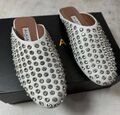 Мюли Alaïa женский кожа белый 137933