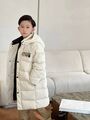 Детский пуховик Burberry белый 177423-4