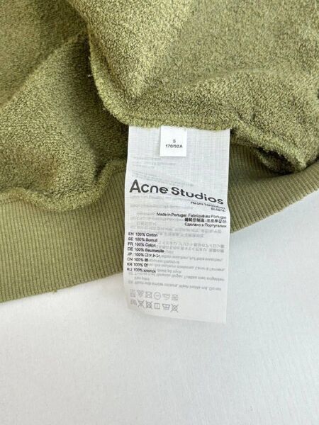 Свитшот на молнии Acne Studios мужской хаки q6228355-1-8