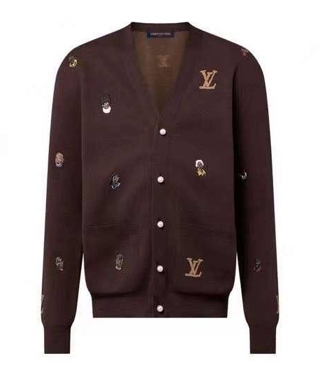 Кардиган Louis Vuitton женский вязаная ткань 138193