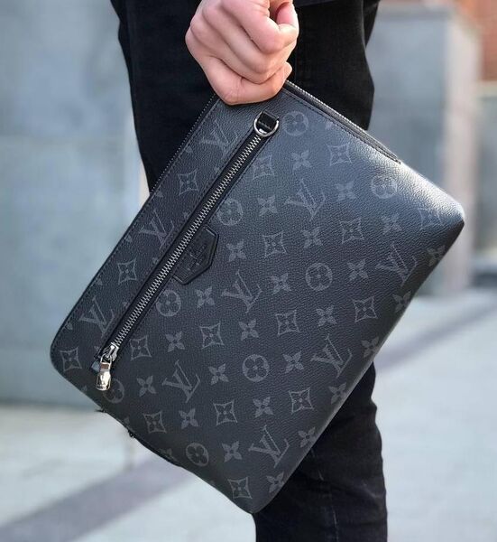 Клатч мужской Louis Vuitton мужской канва графитовый 26215
