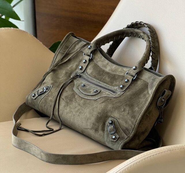Сумка Balenciaga женский замша 199076