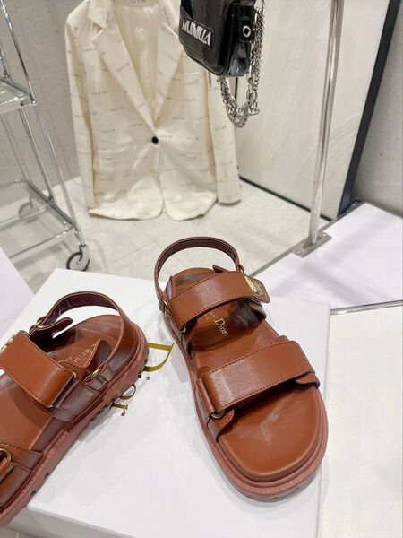 Шлепки Christian Dior женский кожа 106522-5