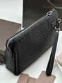 Мужской кошелек Bottega Veneta мужской кожа черный 111455-8