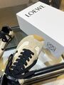 Женские кроссовки Loewe женский замша бежевый o6903069-1-3