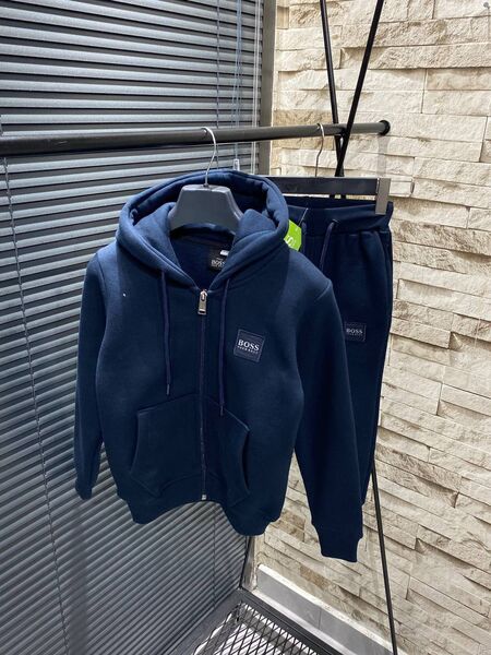 Детский костюм Hugo Boss флис синий 176580