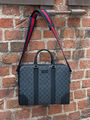 Мужской портфель Gucci мужской канва графитовый 52068-7