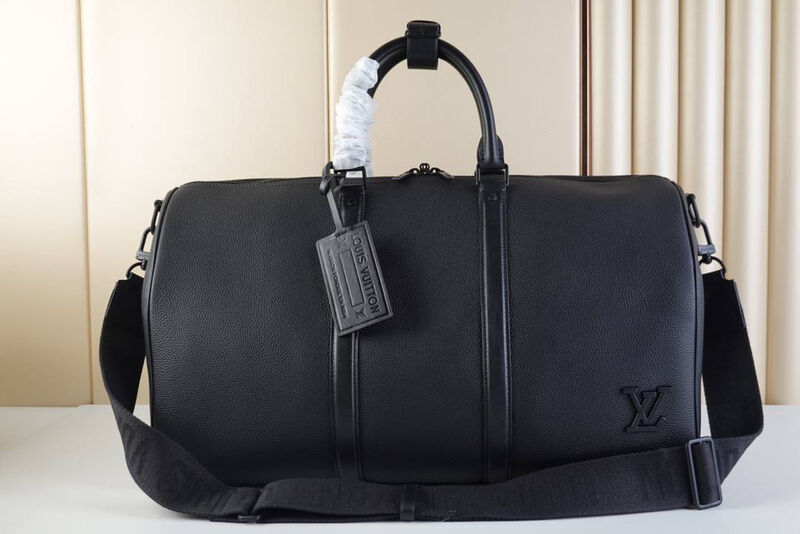 Дорожная сумка Louis Vuitton мужской кожа черный 99277-3