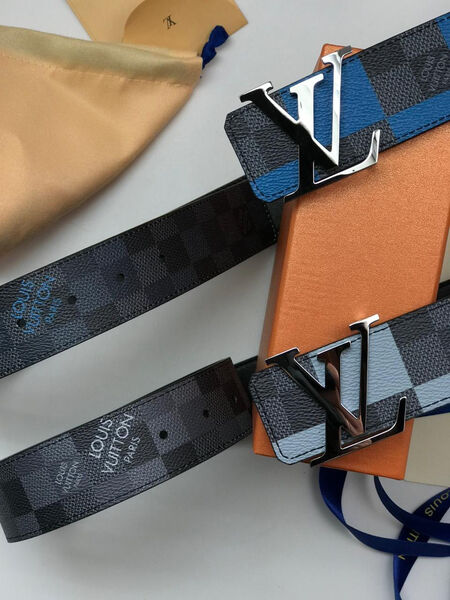 Мужской ремень Louis Vuitton мужской канва графитовый 115782-2