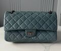 Сумка Chanel Vintage 28 женский кожа бирюзовый 134331-1