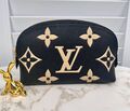 Косметичка Louis Vuitton женский кожа черный 152408-1