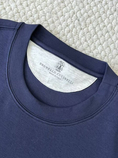 Мужская футболка Brunello Cucinelli мужской синий 173532-6