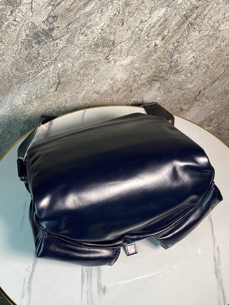 Мужская сумка мессенджер Prada мужской кожа черный 167082-5