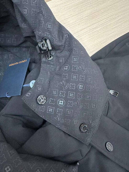 Мужской пуховик Louis Vuitton мужской черный 163255-8