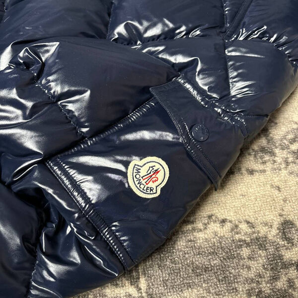 Мужской пуховик Moncler мужской синий 171408-3
