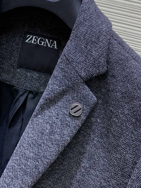Мужской пиджак Zegna мужской графитовый 171058-6