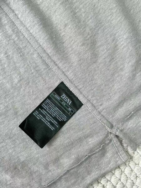 Мужская футболка Zegna мужской графитовый 181088-10