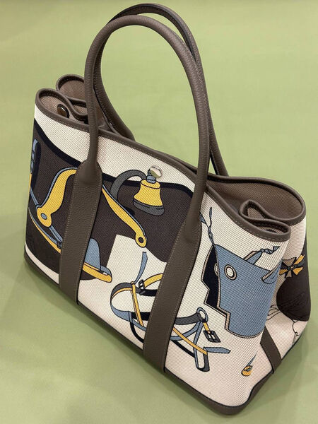 Сумка Hermès женский кожа графитовый 160458