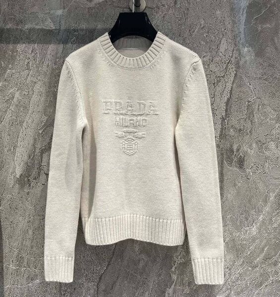 Свитер Prada женский вязаная ткань графитовый 129145