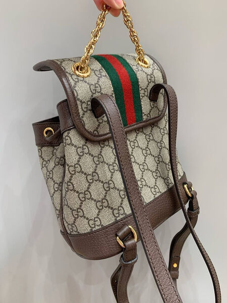 Рюкзак Gucci женский кожа графитовый 149774-5