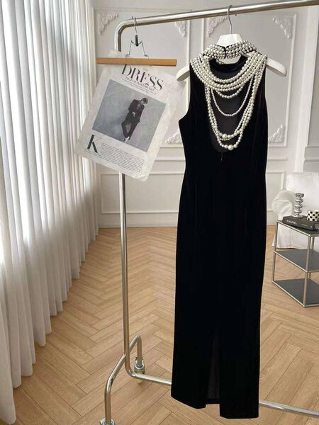 Платье Balmain женский черный 137390-2