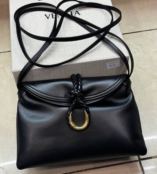 Сумка Bottega Veneta женский кожа черный 170052