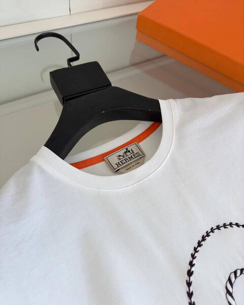 Мужская футболка Hermès мужской белый 179813-8