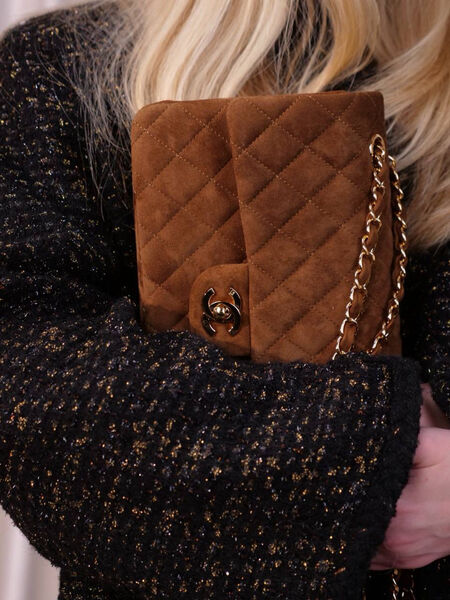 Сумка Chanel 2.55 женский замша 171902-3
