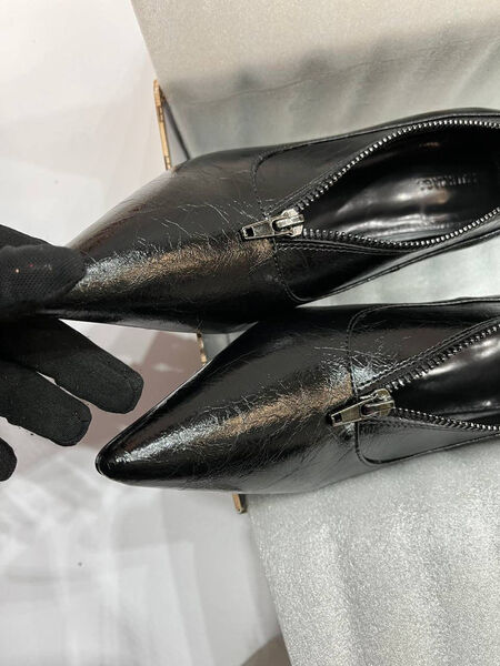 Туфли Balenciaga женский кожа черный 145967-3