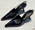 Туфли Saint Laurent женский кожа chèvre черный 196585