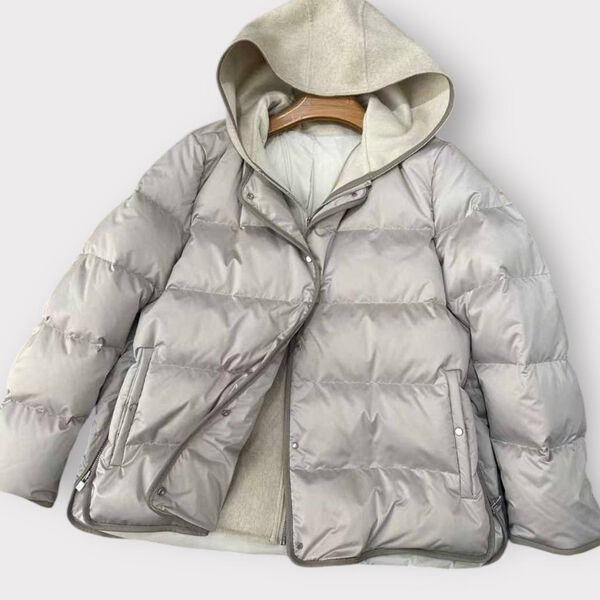 Пуховик Loro Piana женский графитовый 159837