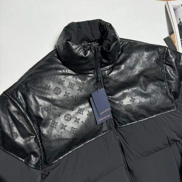 Мужской пуховик Louis Vuitton мужской черный 168863-2