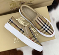 Лоферы Burberry женский текстиль песочный 39784