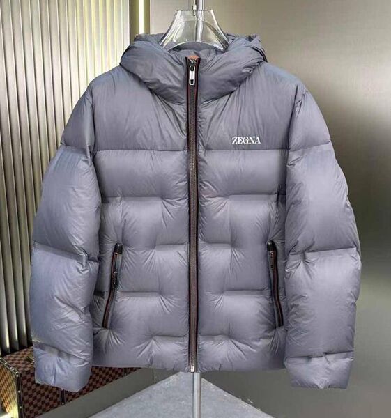 Мужской пуховик Zegna мужской графитовый 161515