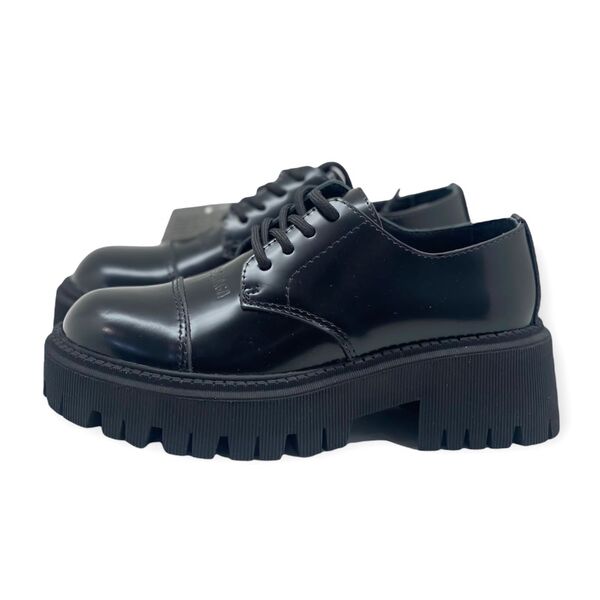 Ботинки Balenciaga женский кожа черный 13380-3