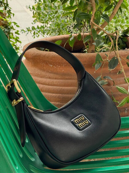 Сумка Miu Miu женский кожа черный 126473-5