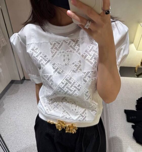 Футболка Chanel женский белый 187368