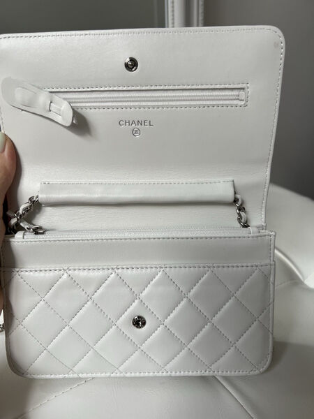 Сумка Chanel Mini женский кожа белый 143089-3