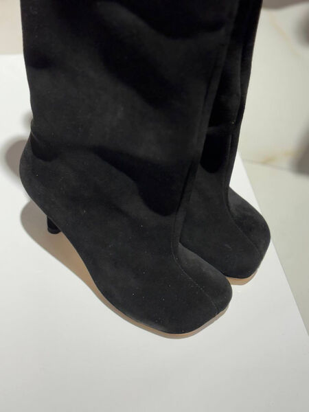 Сапоги Maison Margiela женский замша черный 159919-3
