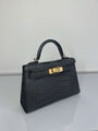 Сумка Hermèskelly 20 Mini женский кожа черный 138301-2