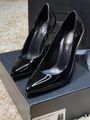 Туфли Saint Laurent женский кожа черный 80996-2