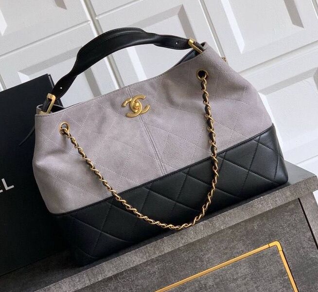 Сумка Chanel женский кожа черный 200482
