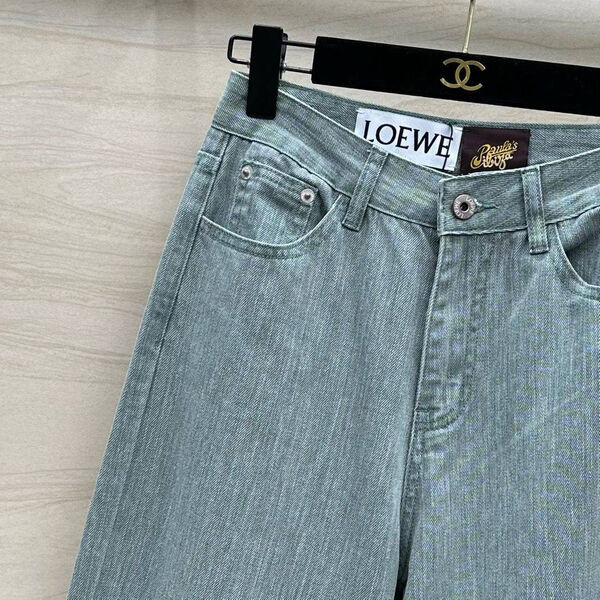 Джинсы Loewe женский джинса бирюзовый 173779-4