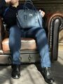 Мужской портфель Stefano Ricci мужской замша синий 42898-6