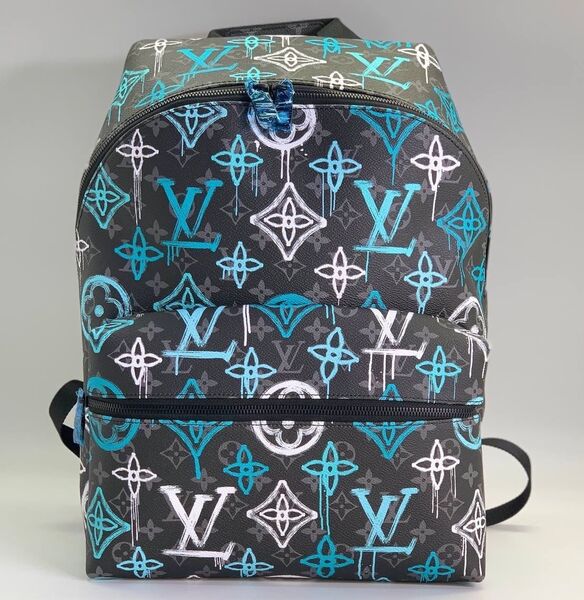 Рюкзак Louis Vuitton женский кожа черный 100881