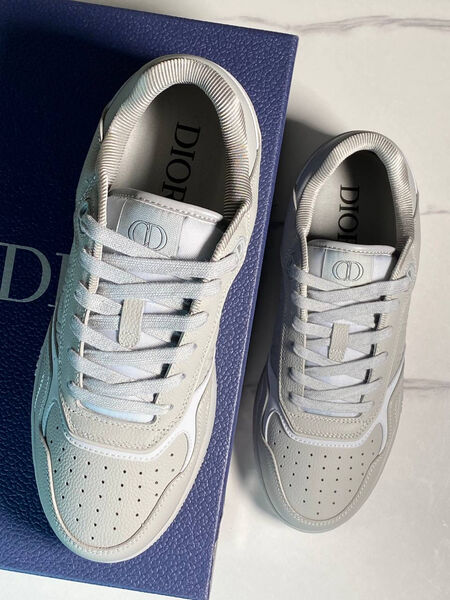 Мужские кроссовки Christian Dior мужской кожа графитовый 173588-10