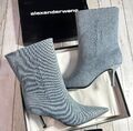 Ботильоны Alexander Wang женский текстиль графитовый 129372-1