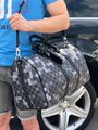Дорожная сумка Louis Vuitton мужской канва графитовый 19180-2